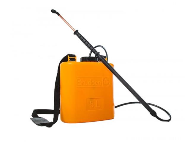 Pulverizador lateral Brudden manual 5L con asa Amarillo