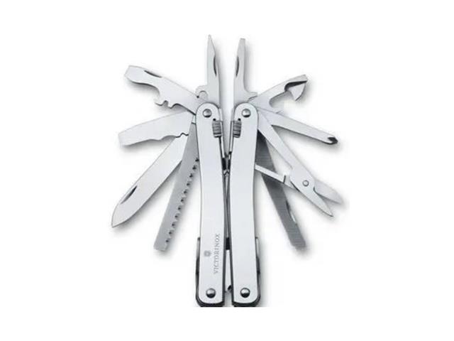 Navaja Victorinox Swiss Spirit X Plus 35 funciones c/estuche Plata