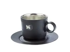 Caneca Stanley Preta Daybreak Cappuccino com Pires Matte Black 192ML - 0