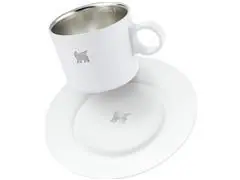 Caneca Stanley Branca Daybreak Cappuccino com Pires Pale Stone 192ML - 1