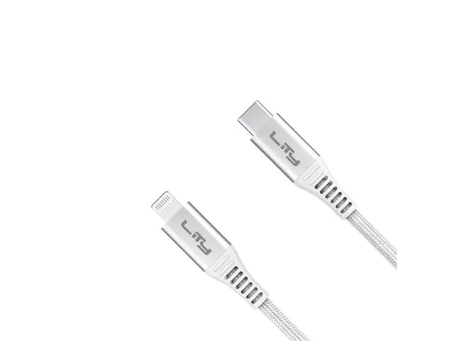 Cabo USB C para Lightning Lity 1,5m Branco (CRC-403)