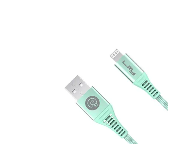 Cabo USB A para Lightning Lity 1,5m Verde (CRC-506)