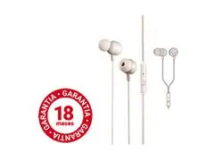 Fone Intra Auricular com cabo Trançado Lity Branco (EPH-303)