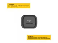 Fone de Ouvido Bluetooth Bright Tws Float Preto - 1