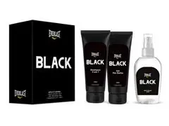 Kit Everlast Black Body Splash 100ml + Gel Pós Barba + Shampoo 100ml - 0