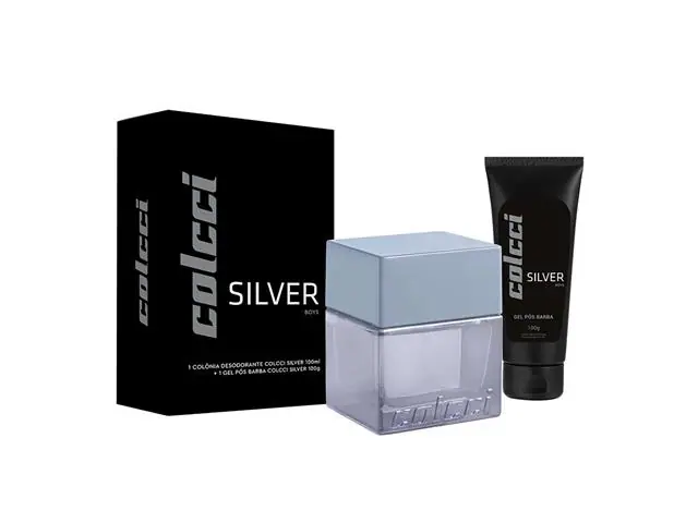 Kit Deo Colônia Colcci Silver 100ml + Gel Pós Barba 100ml