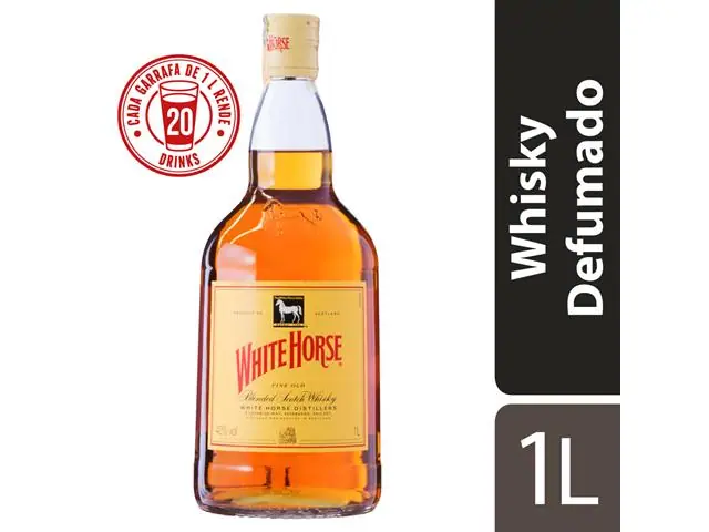 Whisky Escocês Blended White Horse Garrafa 1 Litro