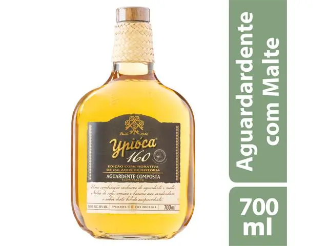 Aguardente Composta c/ Malte Ypióca Edição Comemorativa 160 Anos 700ml