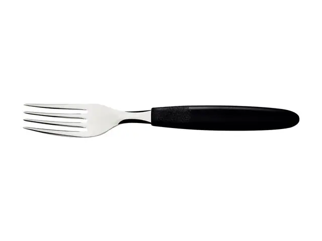 Garfo de Mesa Tramontina Ipanema com Lâmina em Inox e Cabo Preto