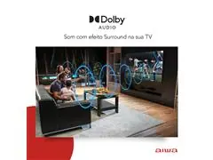 Smart TV Aiwa 43" Full HD Android Borda Ultrafina HDR10 Dolby Áudio - 4