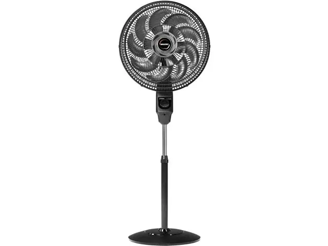 Ventilador de Coluna Mallory Athos Preto e Azul