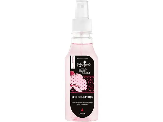 Body Splash Moranguinho Bolo de Morango Água de Cheiro 250 Ml