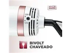 Escova Secadora Mondial Branco/Rose Gold 1200W ES-50 Bivolt - 5