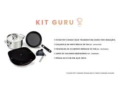 Kit Tramontina Cooktop Portátil Conectado Guru com Panelas - 2