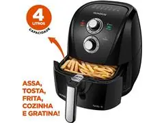 Fritadeira Sem Óleo Air Fryer 4L Mondial Preto 1500W  AFN-40-BFS - 1