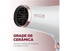 Secador de Cabelos Mondial Branco/Rose Gold 2000W  SCN-50 - 1