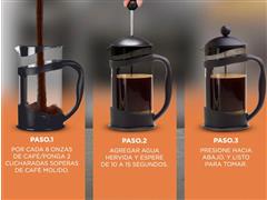 Cafetera Prensa Francesa Para Café y Té Émbolo de 800 ml GADNIC - 1