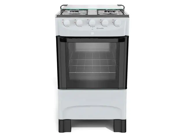 Fogão Mueller 4 bocas Branco com acendimento automático MFI4BB