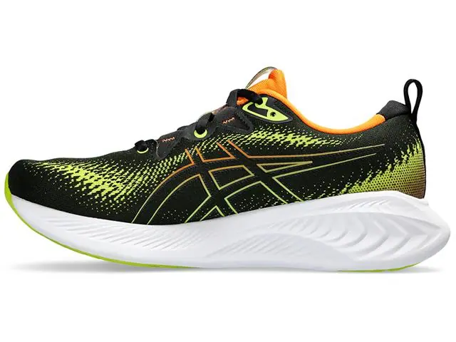 Tênis Asics Gel-Cumulus 25 Black/Neon Lime Masc