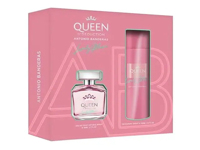 Kit Antonio Banderas Queen of Seduction Lively EDT 80ML + Desodorante