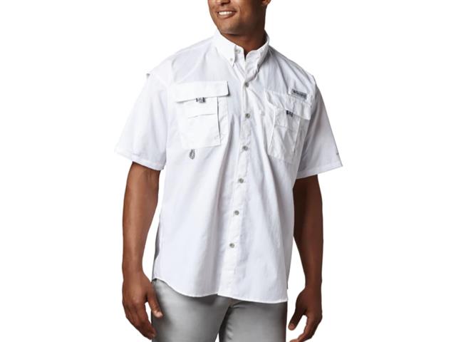 Camisa para Hombre Columbia Bahama Manga corta Blanco Talla L