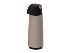 Garrafa Térmica Tramontina Exata Bege com Ampola de Vidro 1,8L