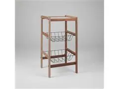 Fruteira Tramontina Utilínea em Madeira Mista com Estante e 2 Cestos - 8