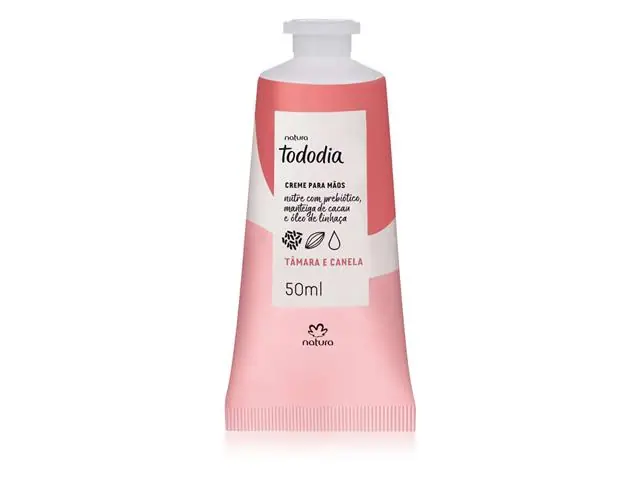Creme Desodorante Nutritivo Mãos Natura TodoDia Tâmara e Canela 50ML