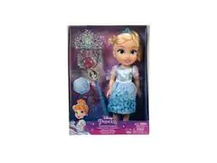 Boneca Princesas Disney Multikids Cinderella com Varinha e Tiara - 1