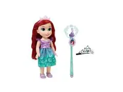 Boneca Princesas Disney Multikids Ariel com Varinha e Tiara - 1