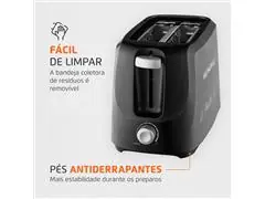 Tostador de Pães Mondial Pratic T-18 Preta 700W 110V - 4