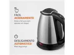 Chaleira Elétrica Mondial CE-06 Pratic Inox 110V - 5