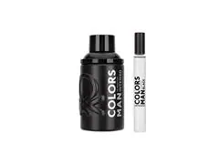 Kit Benetton United Colors Man Black Intenso EDP 100ML + Mini 10ML - 1