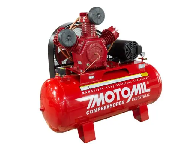 Compressor de ar Motomil Industrial 2 Estágios Maw 60/425 Mt 220V/380V