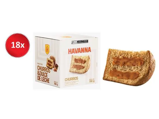 Combo 18 Panettones Havanna Churros com Recheio Doce de Leite 700G