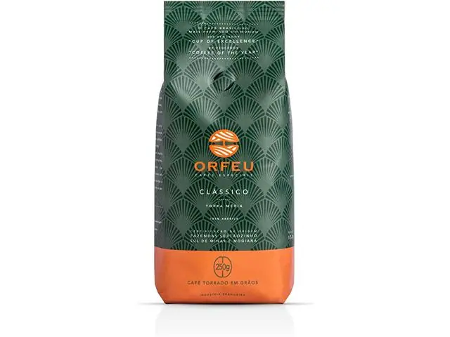 Café Orfeu em Grãos Clássico 250G