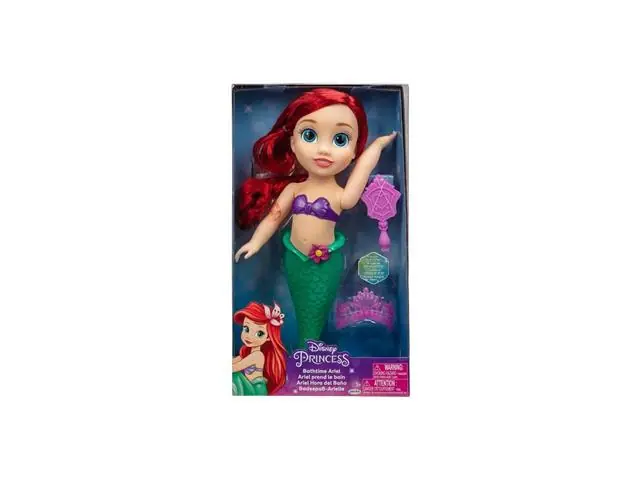 Boneca Disney Princesas Ariel Hora do Banho com Acessórios Multikids