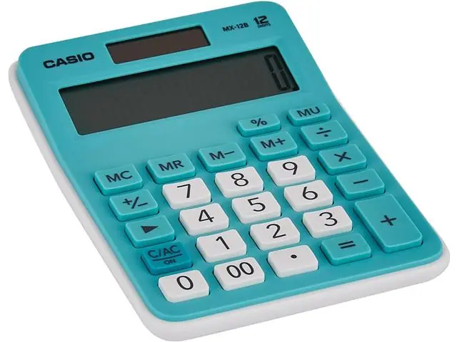 Calculadora Casio 12 Dígitos MX-12B-GN Verde