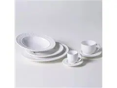 Aparelho De Jantar C/ 42 Peças Porto Brasil Roma Branco - 1