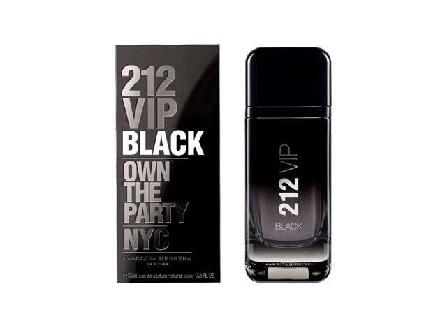 Perfume 212 Vip Black De Carolina Herrera Para Hombre 100 ml