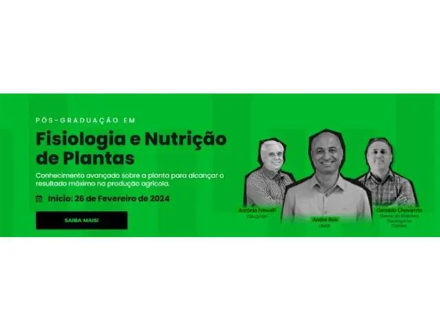 Pós Graduação em Fisiologia e Nutrição de Plantas - Agroadvance