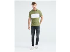 CHEVIGNON Camiseta de Hombre Tipo Polo, Slim Fit Manga Corta Verde - 2