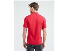 CHEVIGNON Camiseta de Hombre Tipo Polo, Slim Fit Manga Corta Rojo - 5