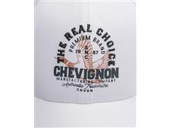 CHEVIGNON Gorra Unisex, 100% Algodón, Correa Ajustable Blanca - 3