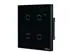 Interruptor Smart Wi-Fi Touch 4 teclas EWS 1004 Preto - 1