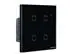 Interruptor Smart Wi-Fi Touch 4 teclas EWS 1004 Preto - 2