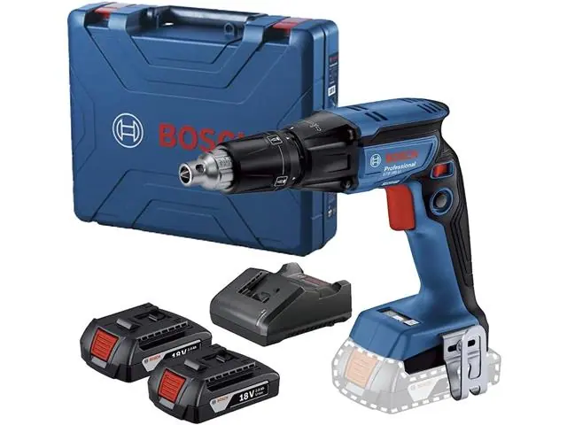 Parafusadeira para Drywall Bosch GTB 185-LI, 18V, 2 baterias e maleta