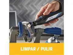 Retífica Dremel Bosch 4v à Bateria 7350 BIVOLT DREMEL com 5 acessórios - 6