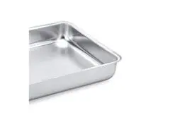 Assadeira Alumínio 27X18X5Cm Polida Classic - 2