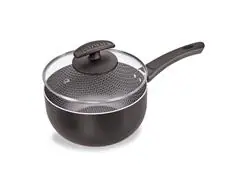 Conjunto 6 Peças Fortaleza Gran Chef com Tampa Vidro Black - 1